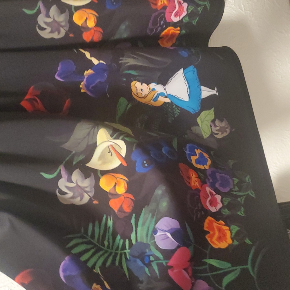 Black Collared Alice in Wonderland Dress